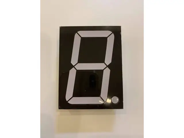 Seven-segment LED digit modules of the kind used in price displays and counters
