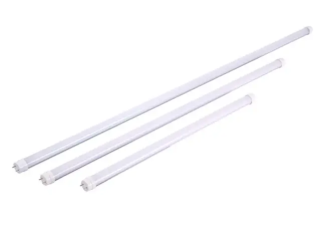 LED tubes in T8 format, the direct replacement for fluorescent tubes in existing fittings